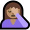 Person Facepalming - Medium emoji on Microsoft